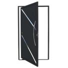 Porta Pivotante Lambril Duna com Puxador Super 210cm X 120cm Brimak Abertura Direita Porta Pivotante Lambril Duna com Puxador Super 210cm X 120cm Brimak Abertura Direita