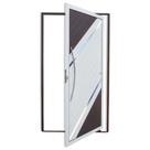 Porta Pivotante Lambril Duna com Puxador Super 210cm X 120cm Brimak Abertura Esquerda