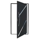 Porta Pivotante Lambril Duna com Puxador Super 210cm X 120cm Brimak Abertura Esquerda