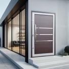 Porta Pivotante Lambril Evolution com Puxador Elite 216x100cm Abertura Direita