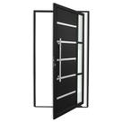 Porta Pivotante Lambril Miraggio com Puxador Super 210cm X 120cm Brimak Abertura Esquerda