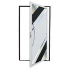 Porta Pivotante Lambril Oasis com Puxador Super 210cm X 100cm Brimak Abertura Esquerda