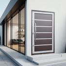 Porta Pivotante Lambril Premium com Puxador Elite 240x150 Abertura Esquerda