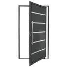 Porta Pivotante Lambril Premium com Puxador Super 210cm X 120cm Brimak Abertura Esquerda