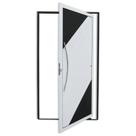 Porta Pivotante Lambril Savana com Puxador Super 210cm X 120cm Brimak Abertura Esquerda