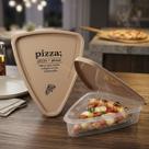 Porta Pizza Pedaço Pote Recipiente Triangular com Tampa