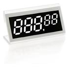 Porta Preço Com Etiqueta Médio 55 x 25mm - Pct 12 Unid.