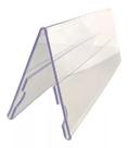 Porta Preço V 21x8cm Display Prisma Buffet Etiqueta Mesa