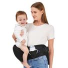 Porta-quadril para bebês YJOEKAP, bolsos ergonômicos ajustáveis, pretos