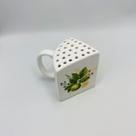 Porta Queijo Bergamota com Filete Verde Cerâmica MasterChef 12x9,5cm Porta Queijo Bergamota com Filete Verde Cerâmica MasterChef 12x9,5cm
