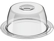 Porta-Queijo Tramontina Ciclo em Aço Inox 25 cm 2 Peças