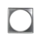 Porta ralo 10x10 inox 304 suporte grelha para ralo quadrado