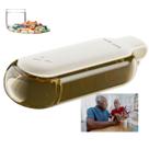 Porta Remedio Comprimido Pilula Capsula Compartimendo Divisoria Estojo Portatil Resistente Seguro Mala Bolsa Viagem