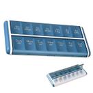Porta Remedio Comprimido Pilula Capsula Organizador Semanal Divisoria Mala Bolsa Viagem Portatil Seguro Resistente