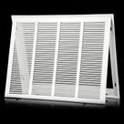 Porta removível em aço Return Air Grille Nature Du 20x12cm
