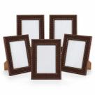 Porta Retrato 10x15 com Moldura Rústica Marrom para Fotos e Decoração Porta Retrato 10x15 com Moldura Rústica Marrom para Fotos e Decoração