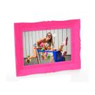 Porta Retrato 10X15 Rosa Floral Decoração