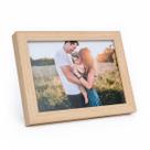 Porta Retrato C/ Vidro 21x30 A4 Moderno Decorativo Horizontal e Vertical De Mesa Estante Para Fotos Família