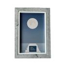 Porta Retrato Cinza Texturizado Mdf Square 10x15 - 26840