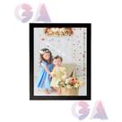 Porta Retrato Com Vidro 30x42 A3 Moldura Preto Para Fotos e Decoração Porta Retrato Com Vidro 30x42 A3 Moldura Preto Para Fotos e Decoração