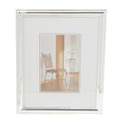 Porta Retrato Decorativo de Aço Inox Friso Prata 13cm x 18cm Wolff Porta Retrato Decorativo de Aço Inox Friso Prata 13cm x 18cm Wolff