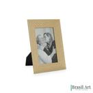 Porta-Retrato Decorativo Escama Bege 10x15cm