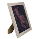 Porta-Retrato Decorativo Para Fotos Medida 20x25 Moldura Grossa Cinza