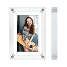 Porta-Retrato Digital De Acrílico De 5 Polegadas Com Tela Vertical IPS, Bateria De 1200mAh E Memória