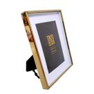 Porta Retrato Dourado 10x15 Paspatur Metal Aço Inox Jacarta