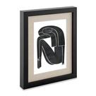 Porta-Retrato em MDF com Linho - Preto - Mart