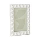 Porta Retrato em Poliresina Branco Angulus - 10 x 15 cm