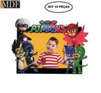 Porta Retrato Infantil 3d Pijaminhas Fotos 10x15 Kit 10 Un. Aniversário Mdf Adesivado