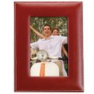 Porta-Retrato Lawrence Frames em Couro Vermelho 10x15 cm