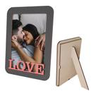 Porta Retrato para Presentear: LOVE em MDF Decorativo Dia Namorados