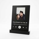 Porta-Retrato Personalizada Com Sua Música do Spotify