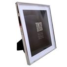 Porta Retrato Prata 20x25 Paspatur Metal Aço Inox Calisto