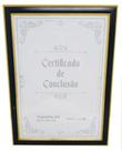Porta retrato quadro A4 para diploma certificado foto moldura plástico