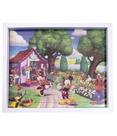 Porta Retrato Quebra Cabeça Mickey Minnie & Pateta 22X27Cm Disney