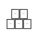 Porta-retratos Amazon Basics 8x10" preto, pacote com 5