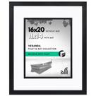 Porta-retratos American flat Veranda 16x20 preto