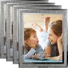 Porta-retratos Calenzana Sparkle Glass 8x10, conjunto de 4