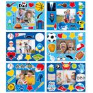 Porta-retratos Craft Kit chiazllta para o Dia dos Pais para crianças x30