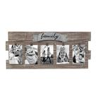 Porta-retratos de colagem Stonebriar Rustic Wood 26x11cm marrom Porta-retratos de colagem Stonebriar Rustic Wood 26x11cm marrom
