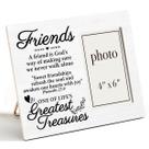 Porta-retratos de madeira Zauly Best Friends 10x15cm Photo Porta-retratos de madeira Zauly Best Friends 10x15cm Photo