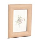 Porta retratos em mdf com revestimento em pu bege - 10x15