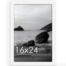 Porta-retratos Fisnish Classic White 40x60cm para montagem na parede
