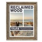 Porta-retratos FLYJOE Rustic Reclaimed Barnwood 11x14 polegadas