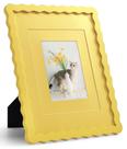 Porta-retratos Gdfmsc amarelo 28x35cm com tapete para 20x25/13x18cm