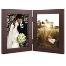 Porta-retratos Golden State Art 5x7 vertical articulado marrom Porta-retratos Golden State Art 5x7 vertical articulado marrom
