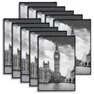 Porta-retratos GoMaize Front Loading Black 13x18cm Conjunto de 10